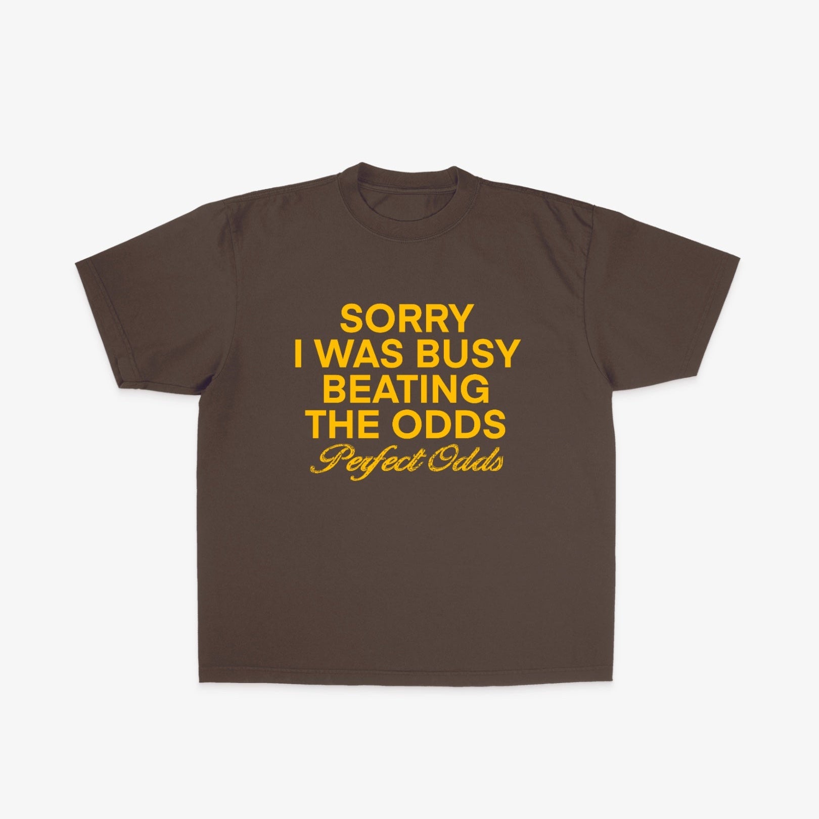 SORRY TEE - MOCHA