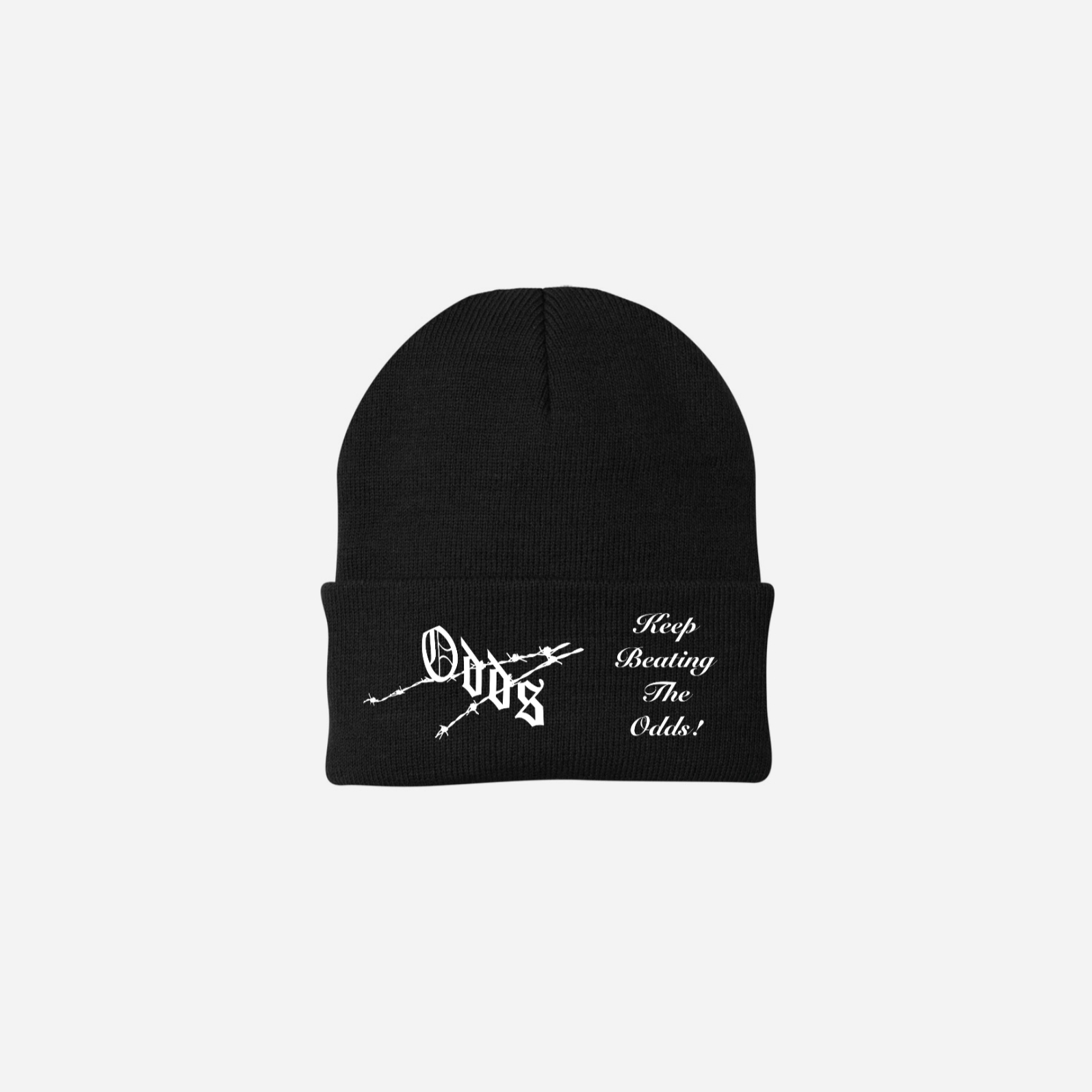 KEEP GOING! BEANIE - BLACK