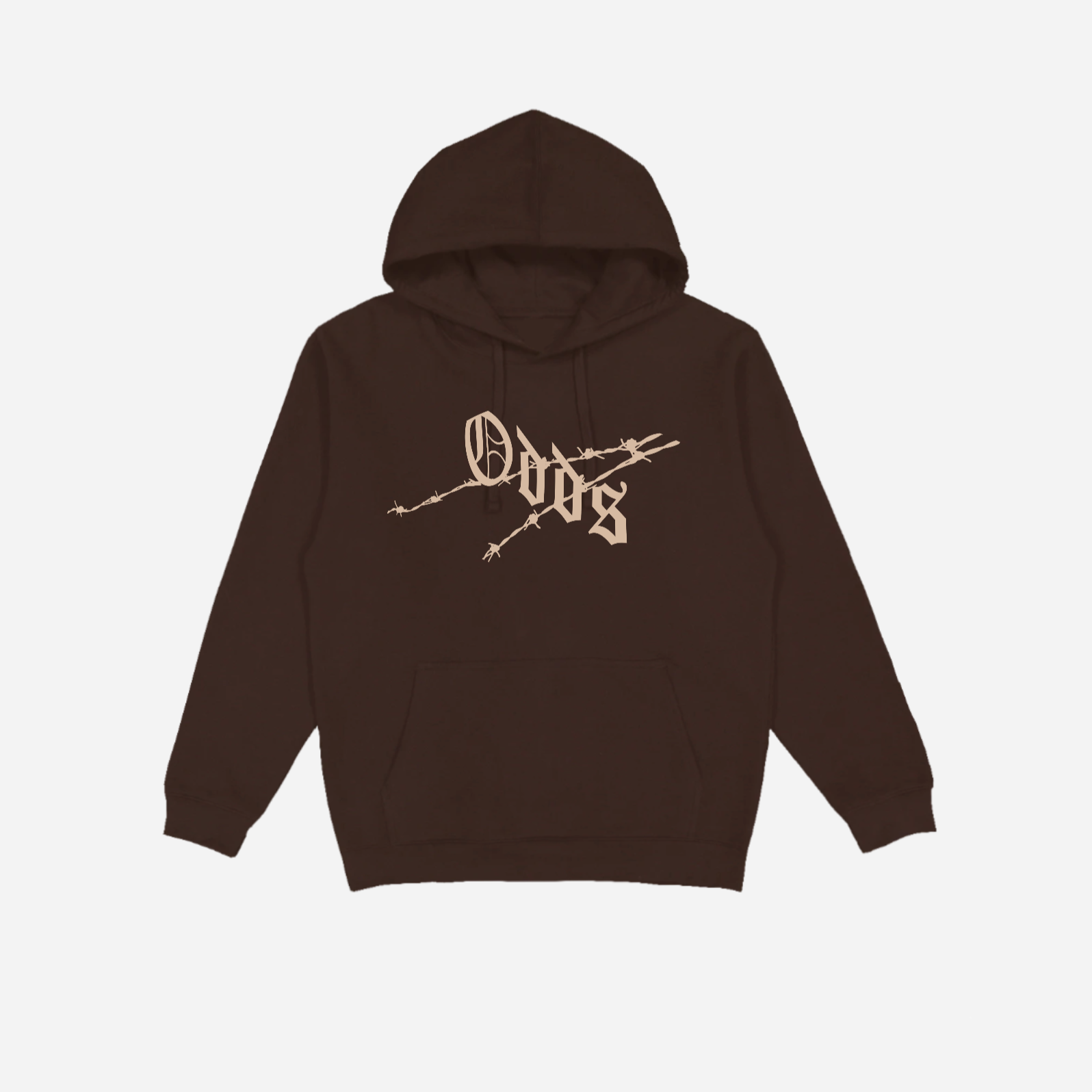 ESSENTIAL LOGO HOODIE CHOCOLATE